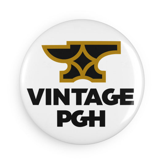 Vintage PGH Anvil Logo Button
