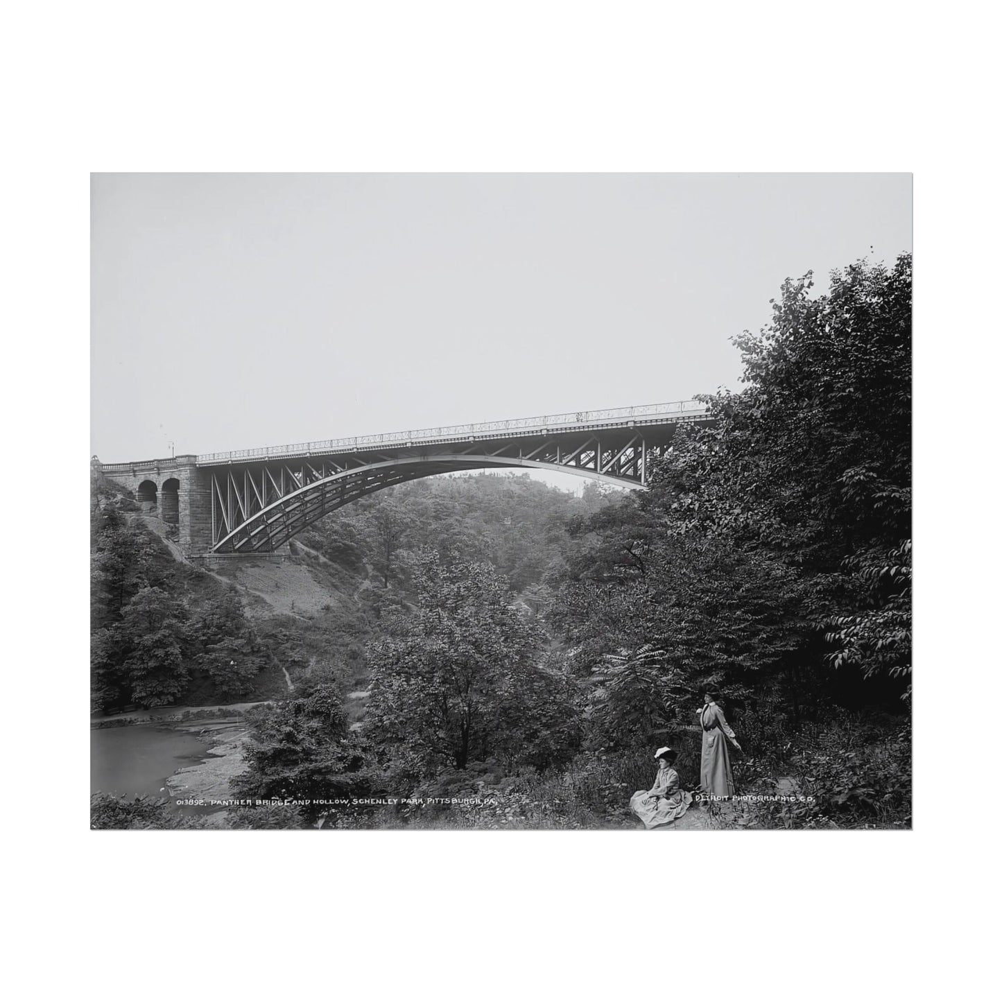 Vintage Pittsburgh Schenley Park Print