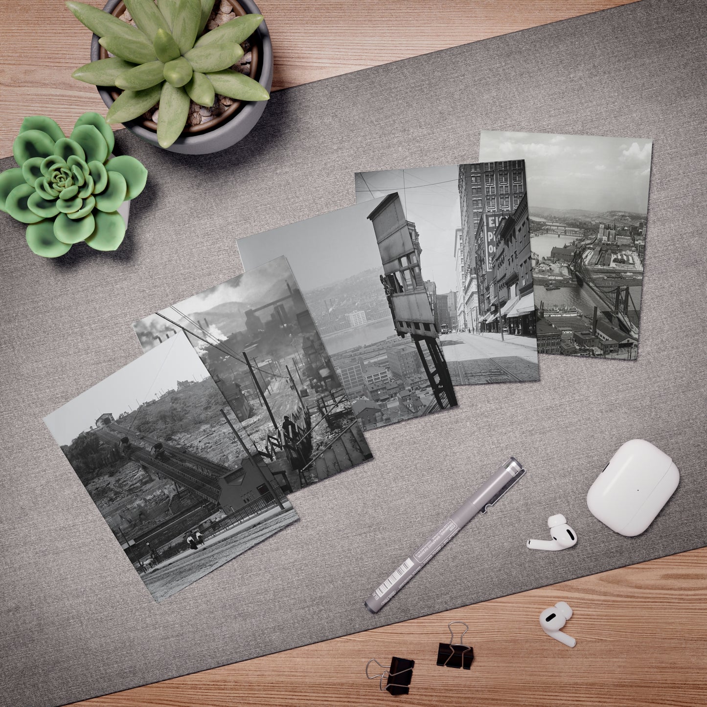 Vintage Pittsburgh Greeting Cards (5 Pack)