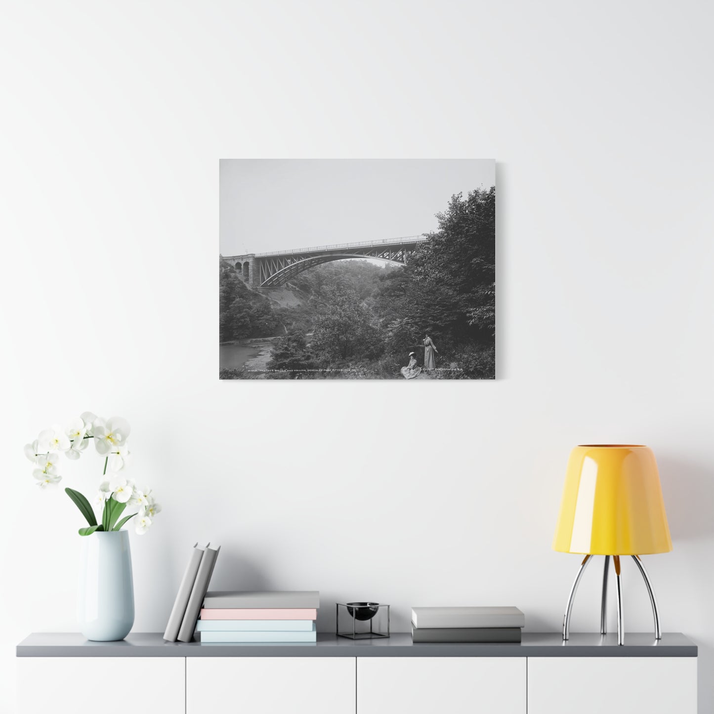 Vintage Pittsburgh Schenley Park Canvas Print