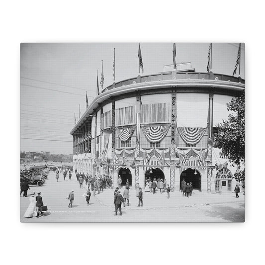 Vintage Pittsburgh Forbes Field Canvas Print