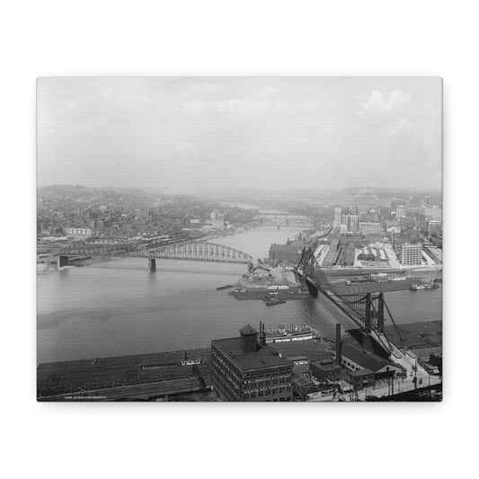 Vintage Pittsburgh Point Canvas Print