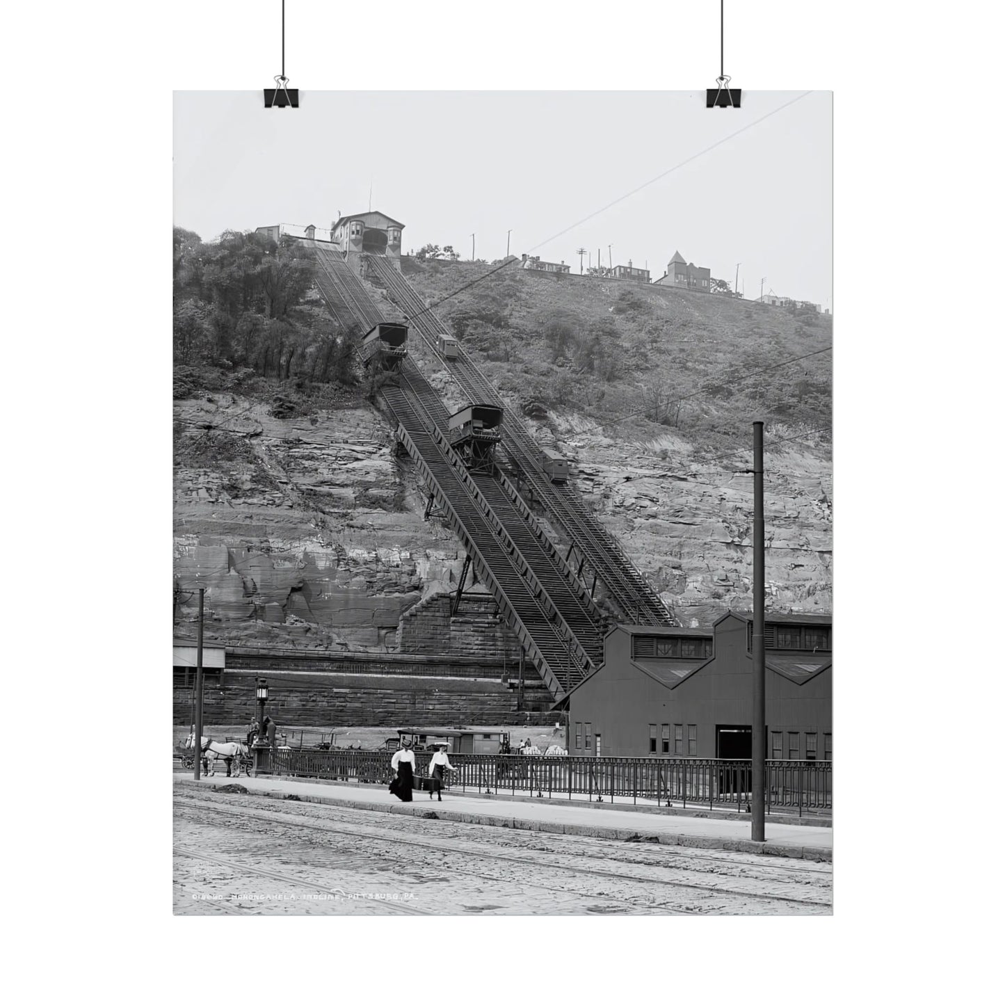 Vintage Pittsburgh Incline Print