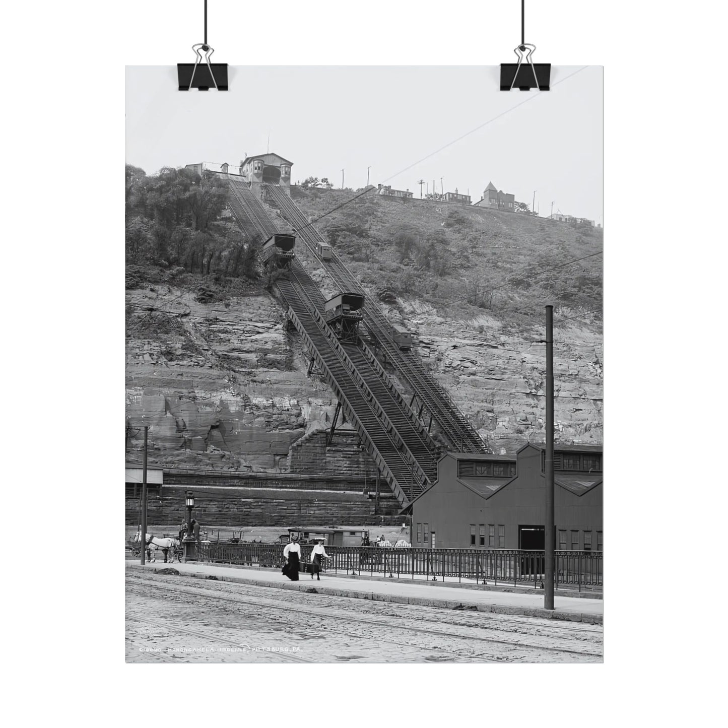 Vintage Pittsburgh Incline Print