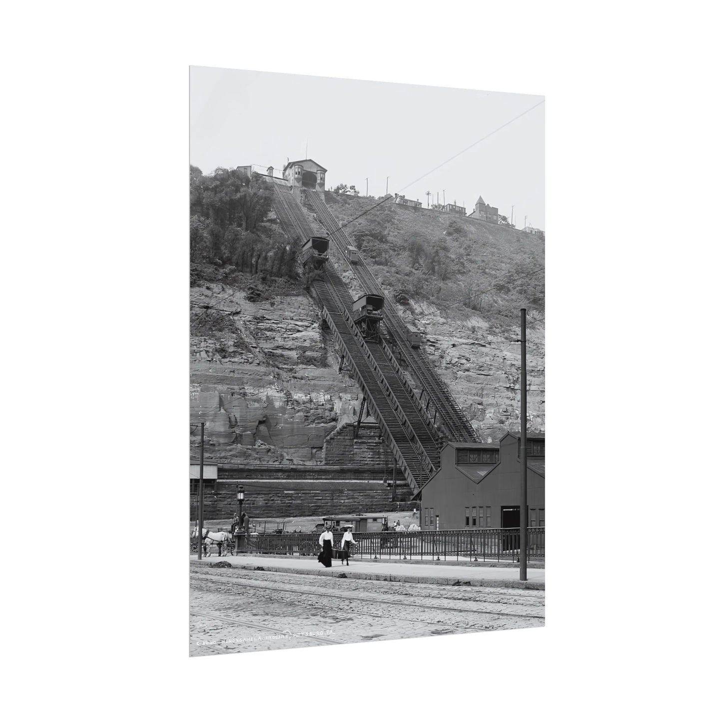 Vintage Pittsburgh Incline Print