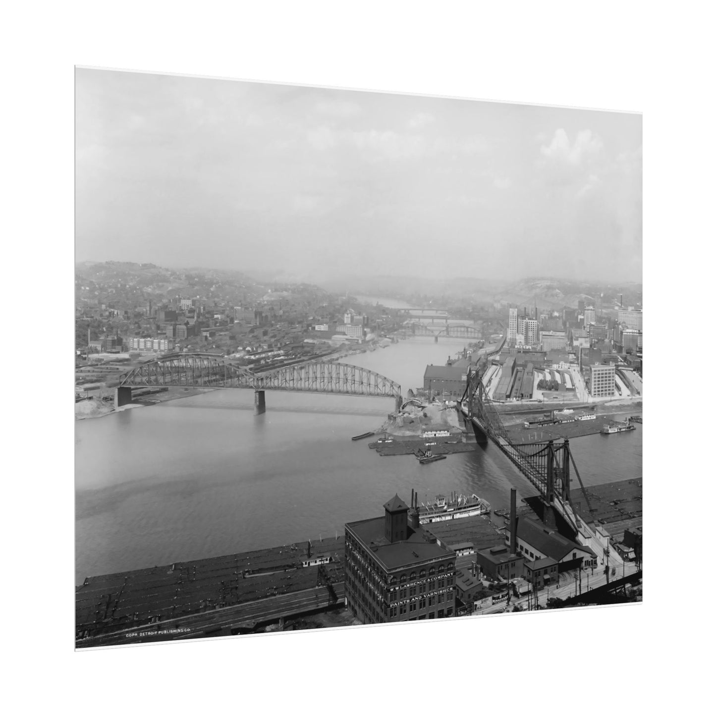 Vintage Pittsburgh Point Print